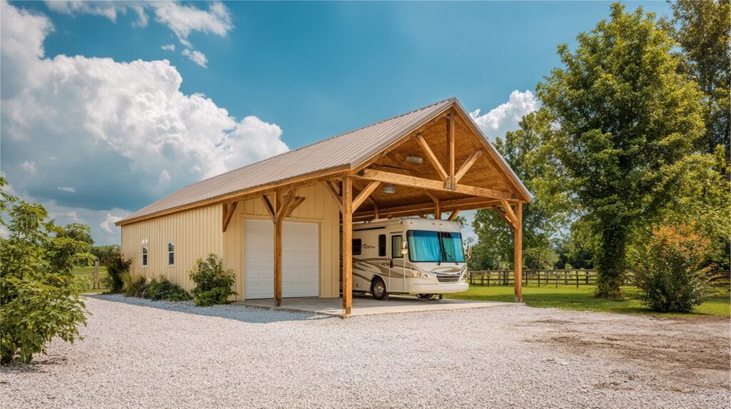 juliabogdan998 post frame RV storage building on a rural Ohio 2282dac2 147e 4ff9 ad03 2e45c5b357b1 2
