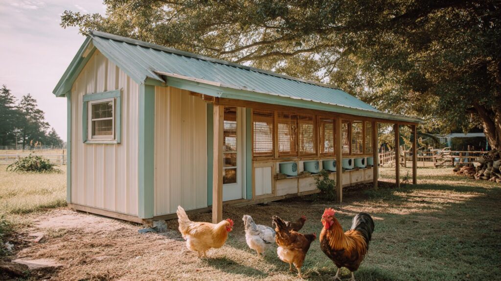 juliabogdan998 post frame backyard chicken shelter in Ohio cr d10479af c105 48c3 a16a 428899e112ef 0