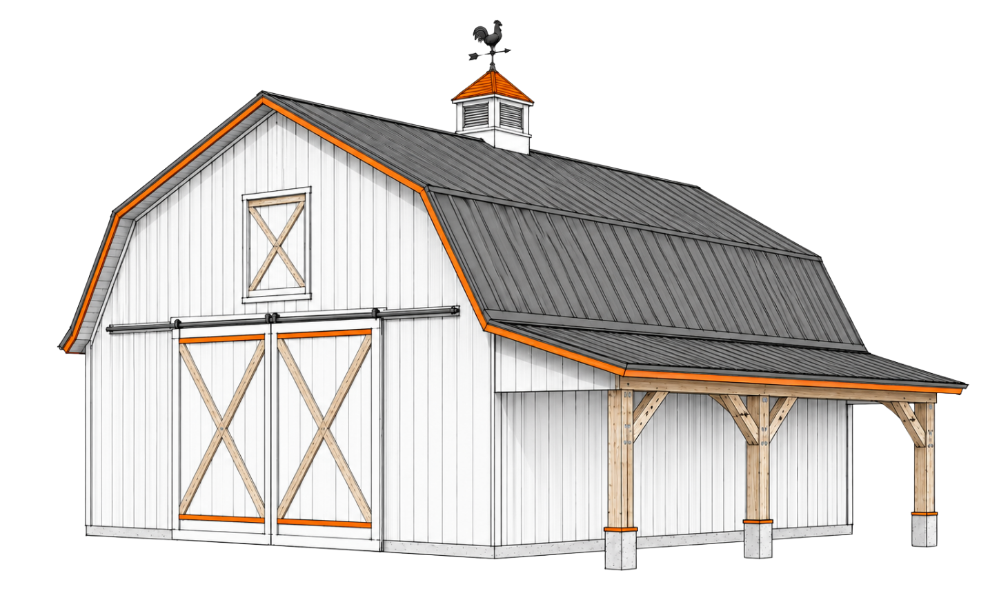 postframe construction pole barn